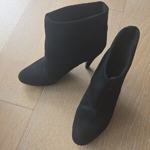 Steve Madden Black Ankle Booties